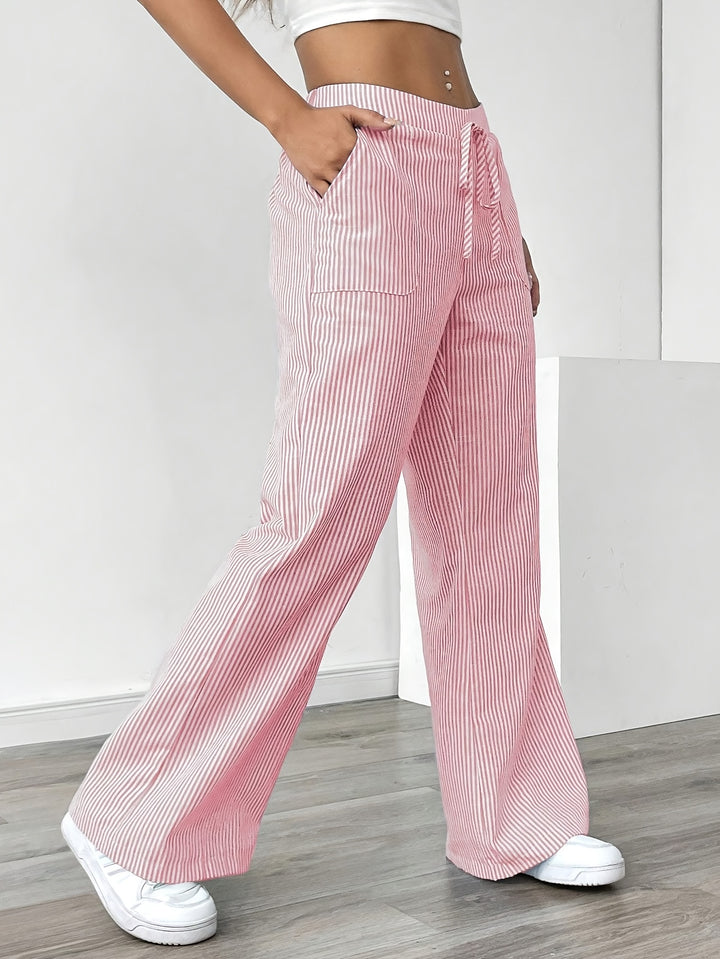 Kristin | Striped Wide Leg Pants