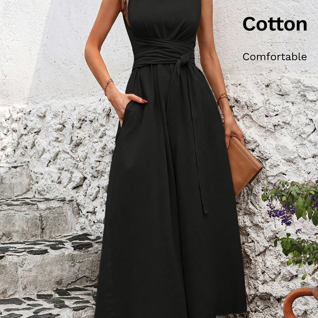Kathleen | Sleeveless Bow Dress