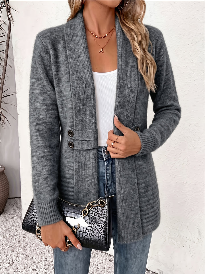 Monica | Shawl Collar Belted Cardigan
