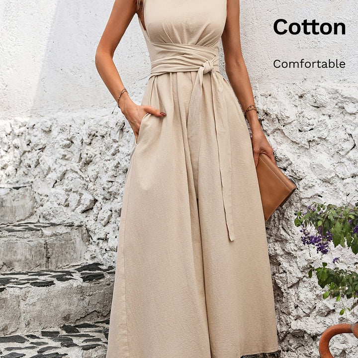 Kathleen | Sleeveless Bow Dress