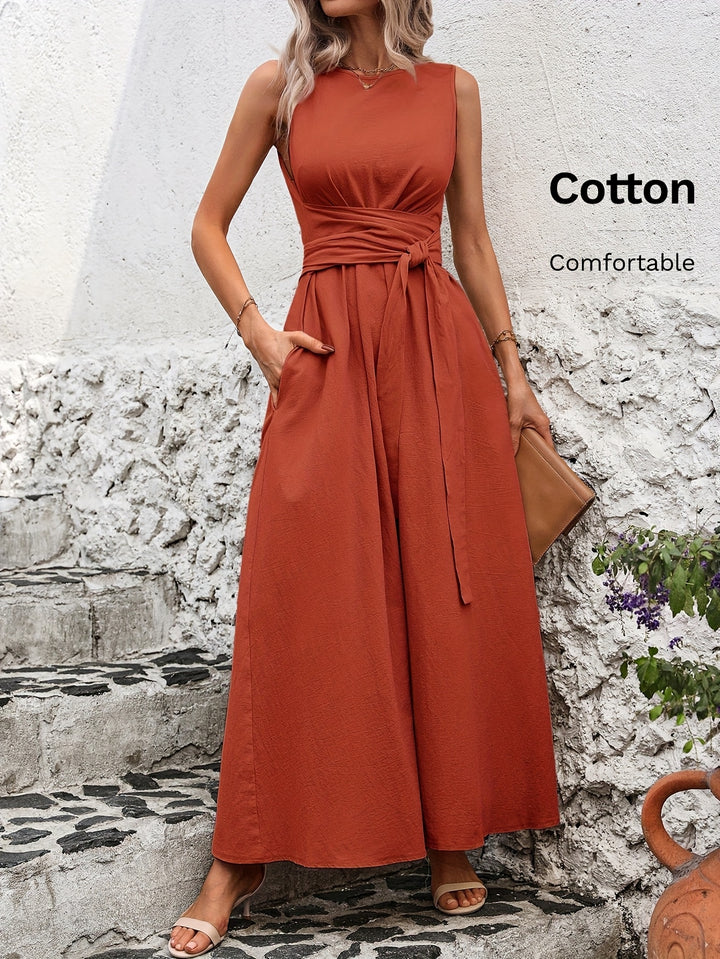 Kathleen | Sleeveless Bow Dress
