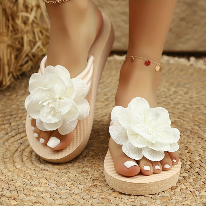 Amber | Floral Slide Sandals