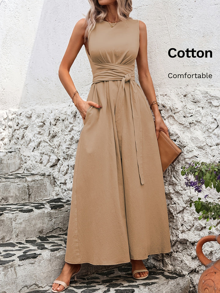 Kathleen | Sleeveless Bow Dress