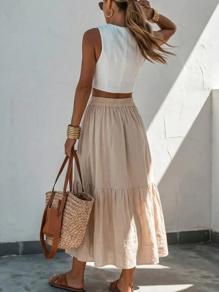 Ella | Pleated A-Line Summer Dress