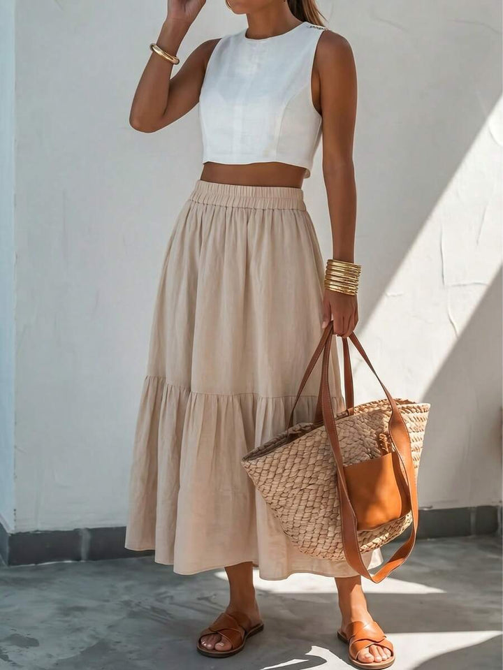 Ella | Pleated A-Line Summer Dress