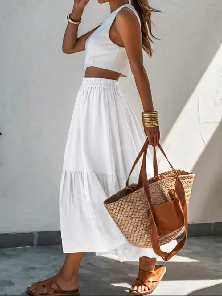 Ella | Pleated A-Line Summer Dress