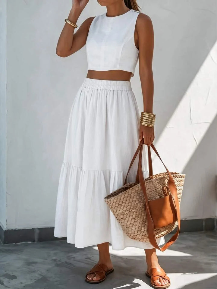 Ella | Pleated A-Line Summer Dress