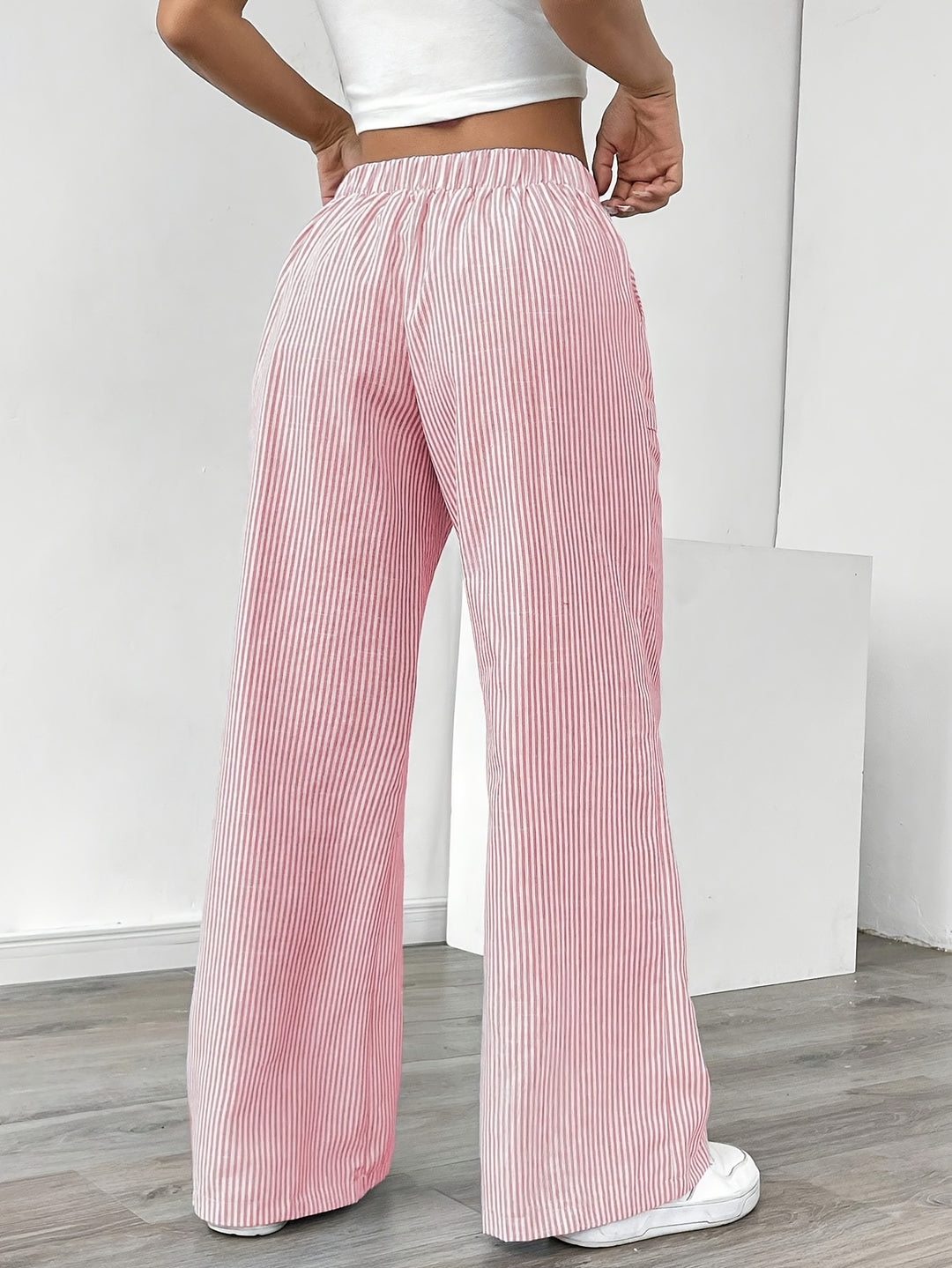 Kristin | Striped Wide Leg Pants