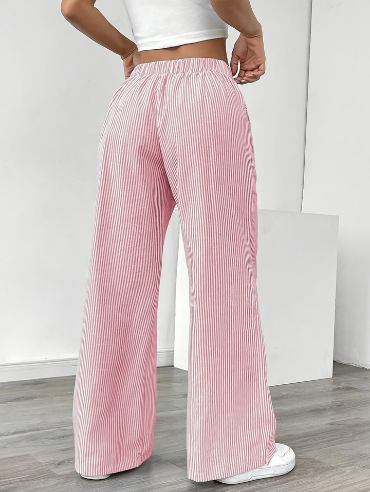 Kristin | Striped Wide Leg Pants