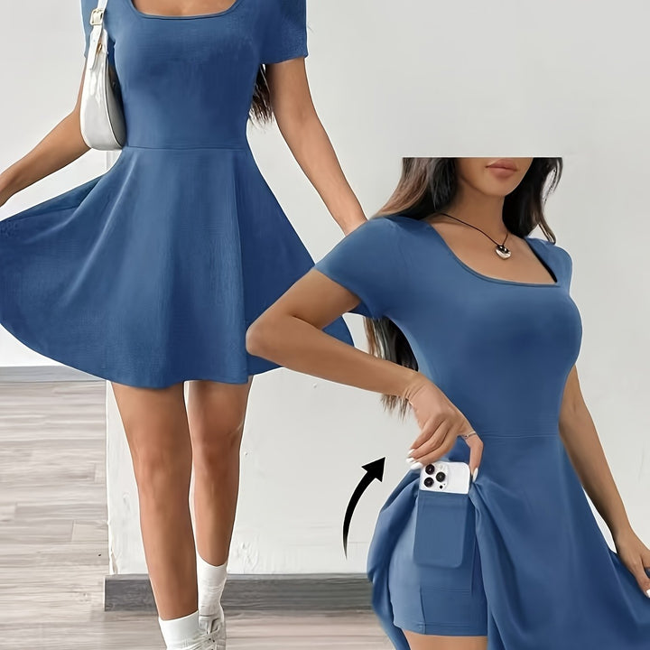Bonnie | Square Neck Everyday Dress