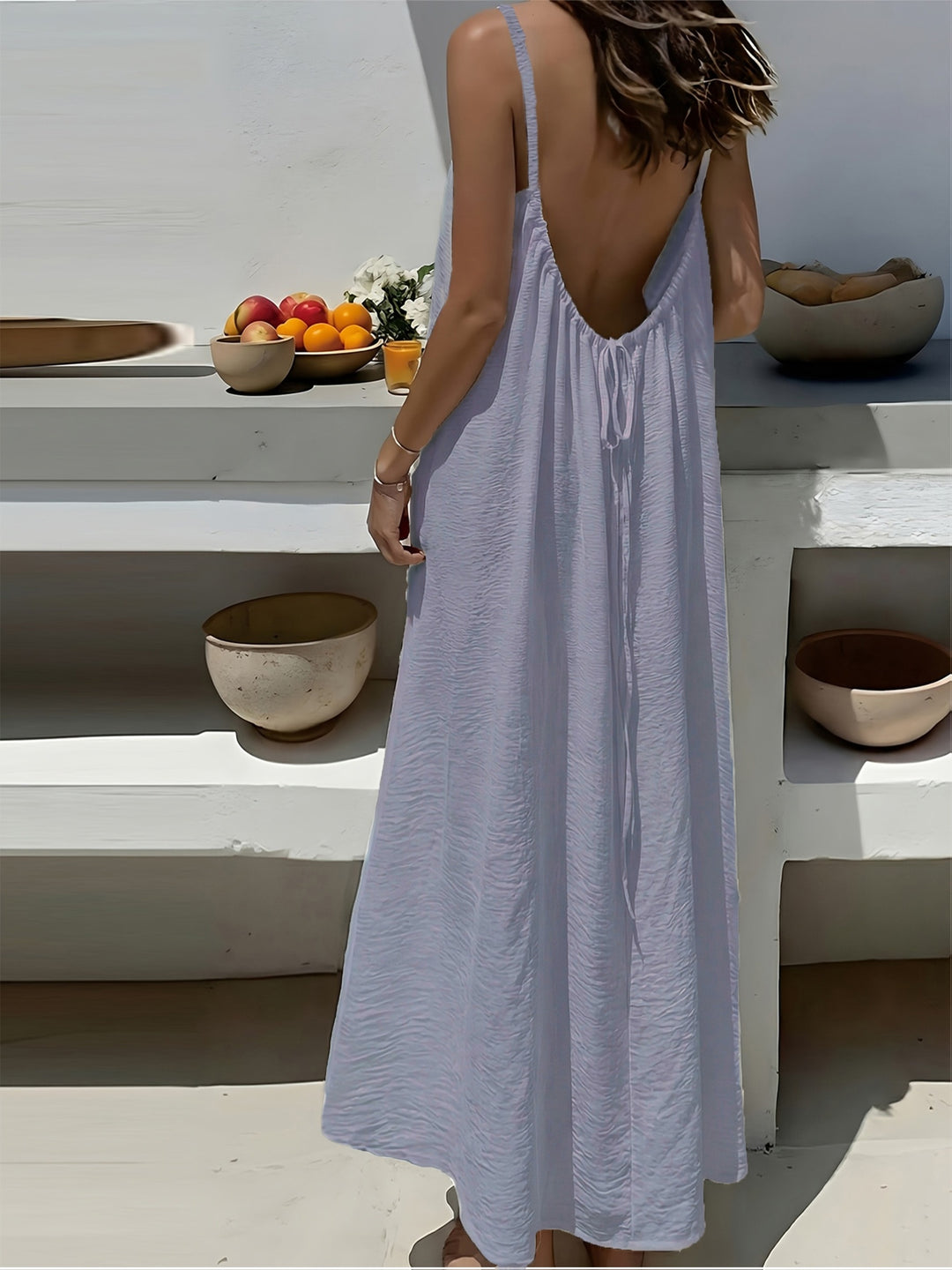 Joanne | Backless Cami Maxi Dress