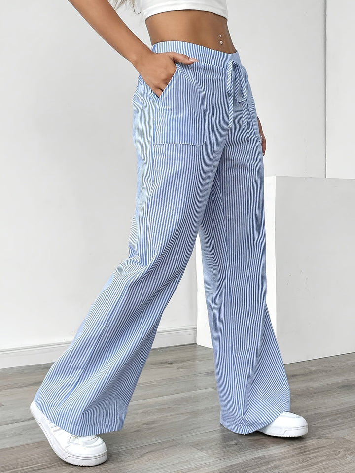 Kristin | Striped Wide Leg Pants