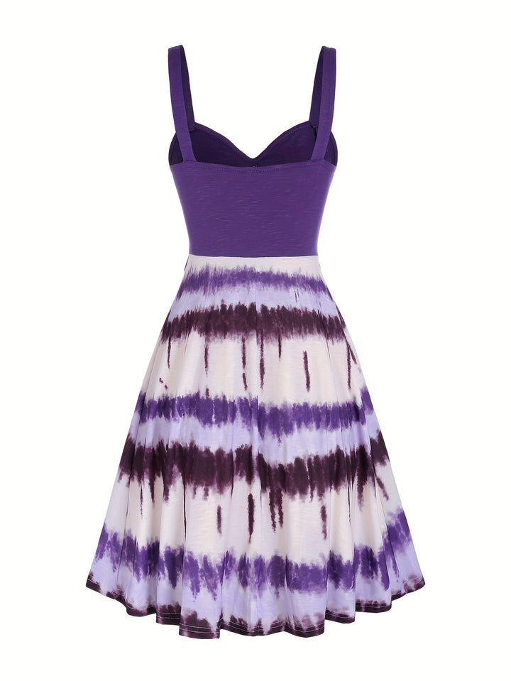 Kendra | Tie Dye Button Front Dress