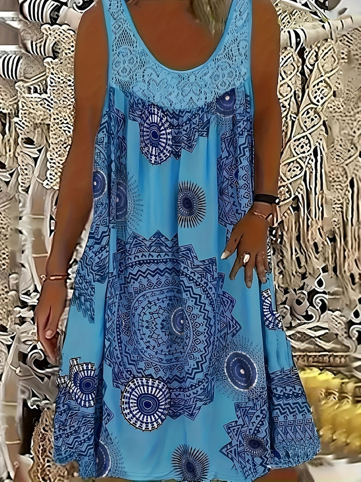 Gwen | Lace Hem A-Line Dress