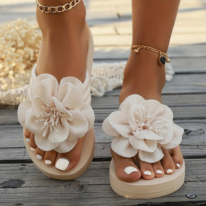 Amber | Floral Slide Sandals