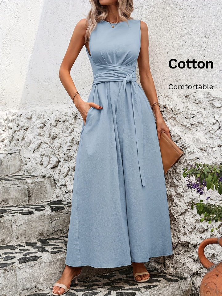 Kathleen | Sleeveless Bow Dress