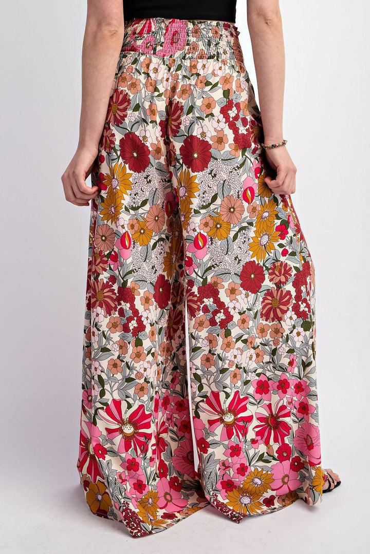 Ruby | Floral Wide Leg Pants