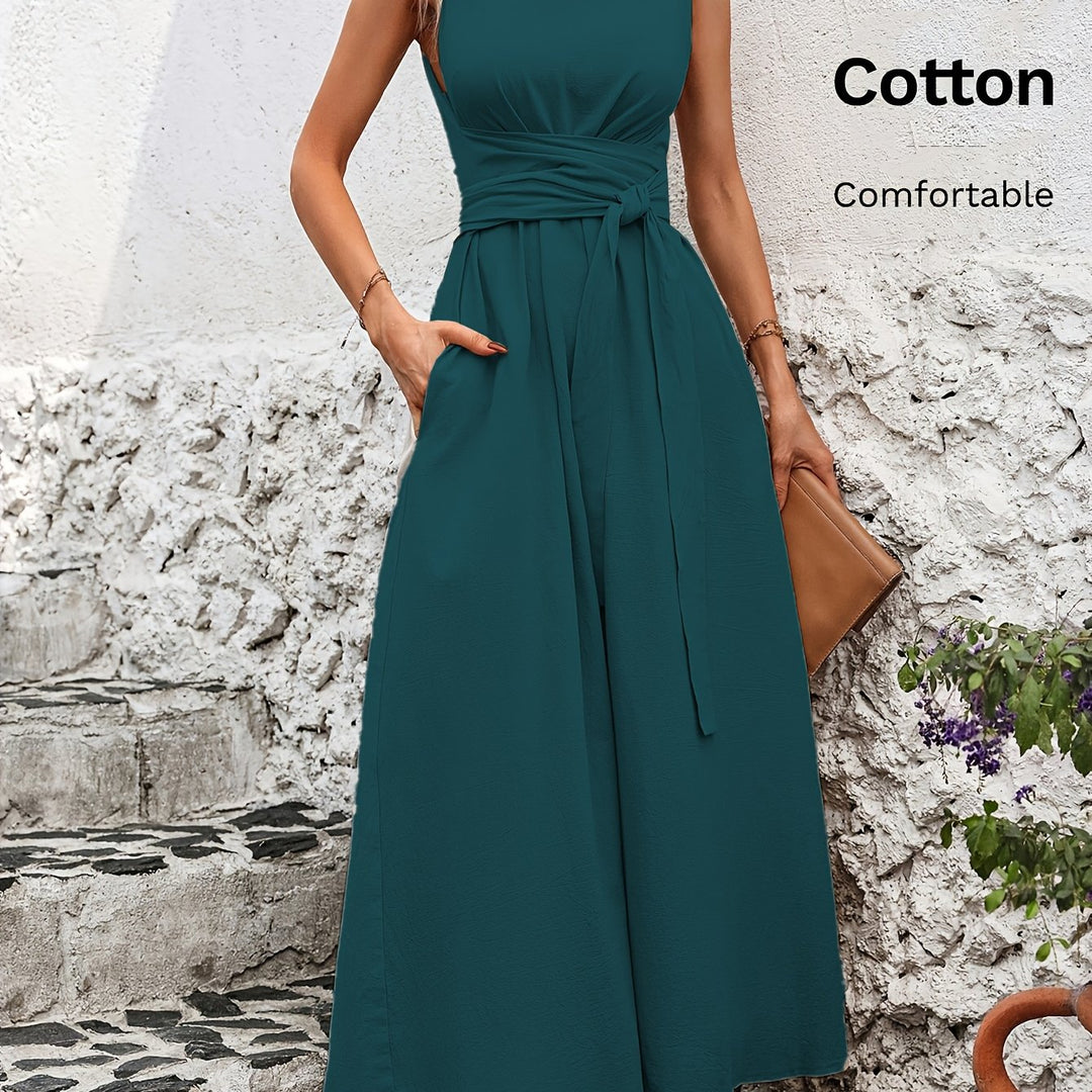 Kathleen | Sleeveless Bow Dress
