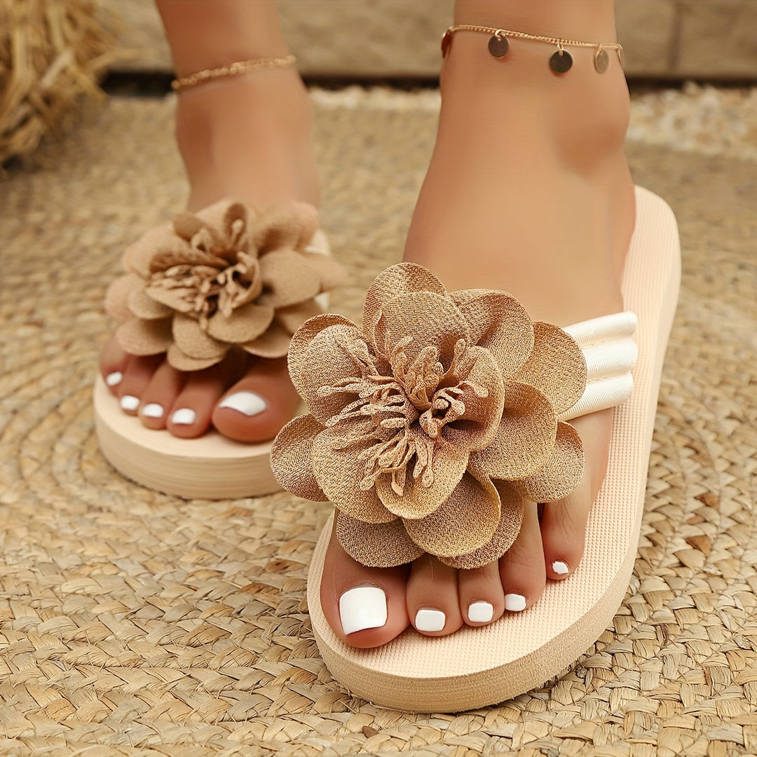 Amber | Floral Slide Sandals
