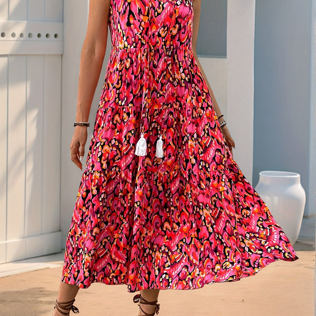Darcy | Bohemian Tassel Sleeveless Dress
