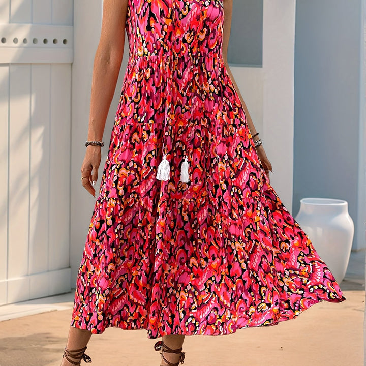 Darcy | Bohemian Tassel Sleeveless Dress