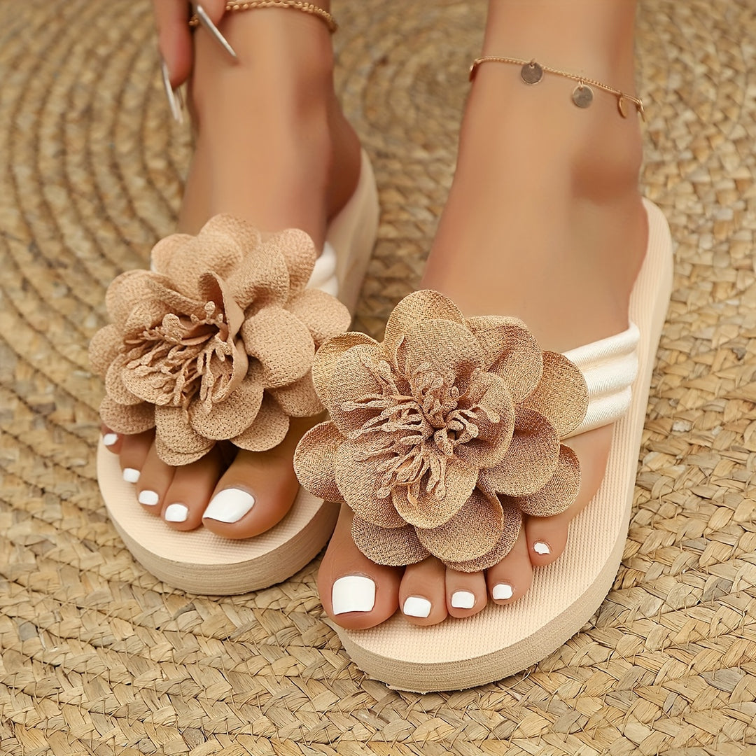 Amber | Floral Slide Sandals