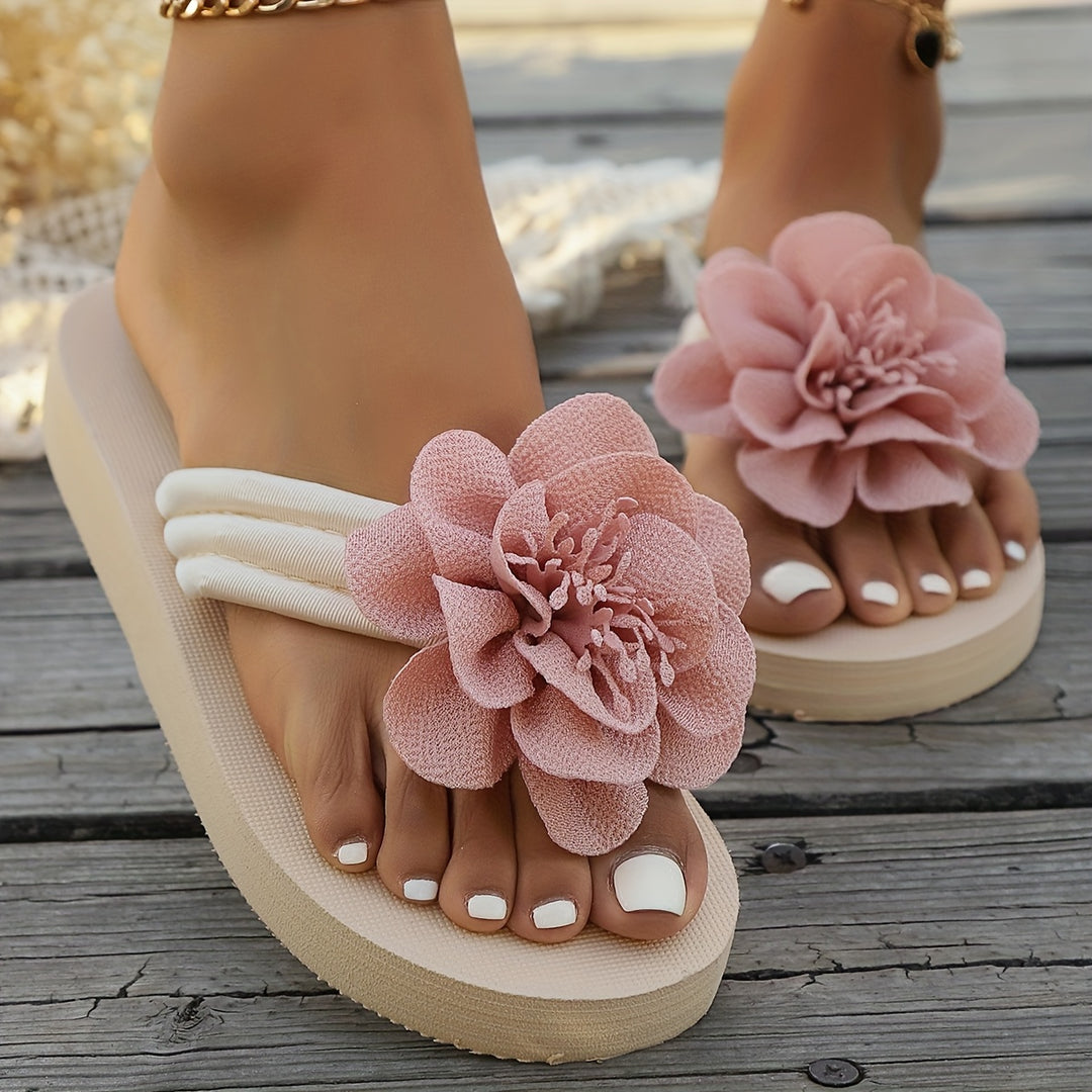 Amber | Floral Slide Sandals