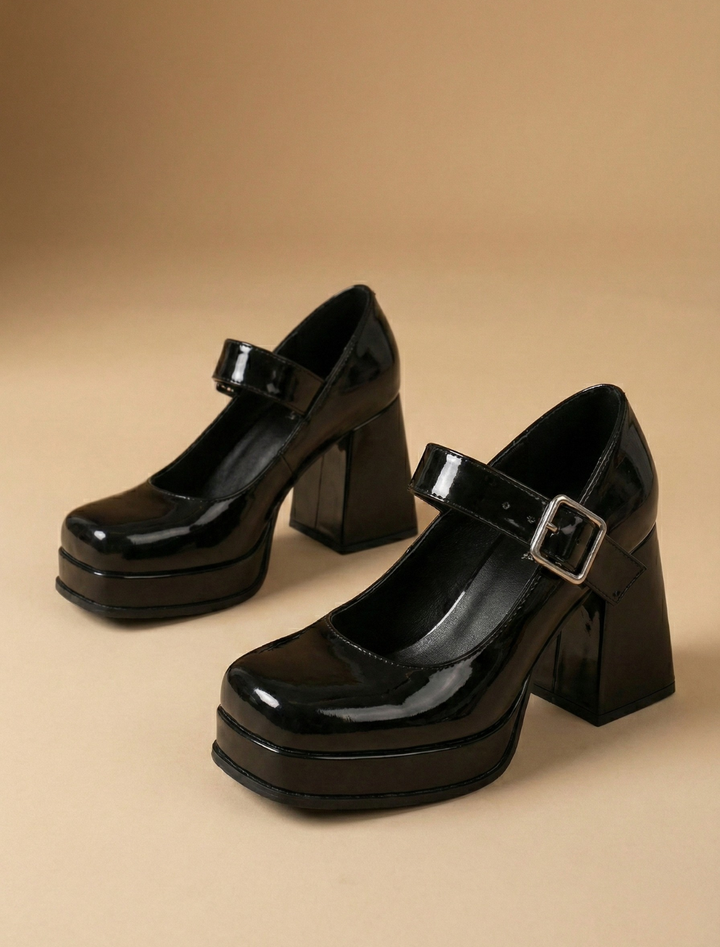 Blair | Patent Mary Jane Platform Heels