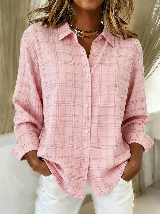 Nell | Textured Cotton Shirt
