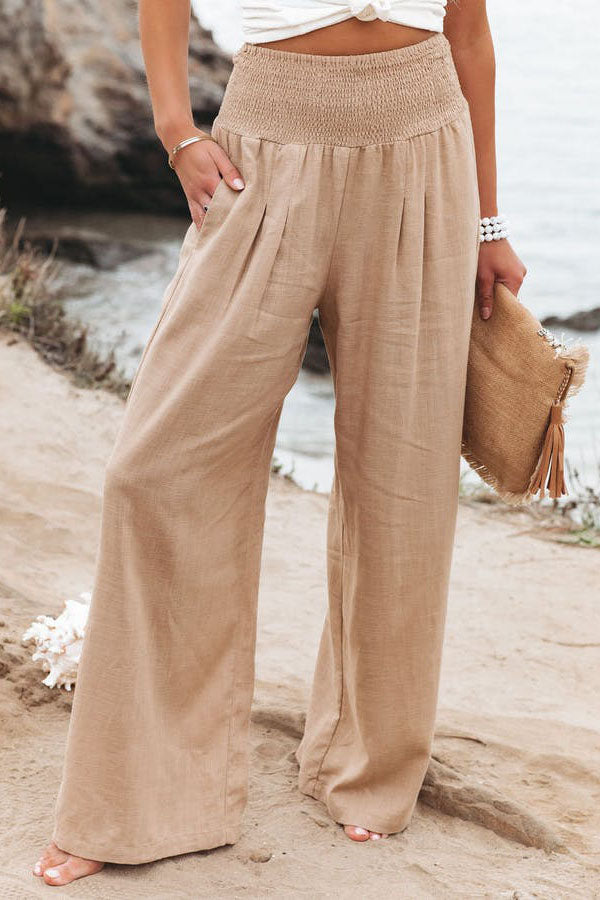 Nova | High Waist Wide Leg Trousers