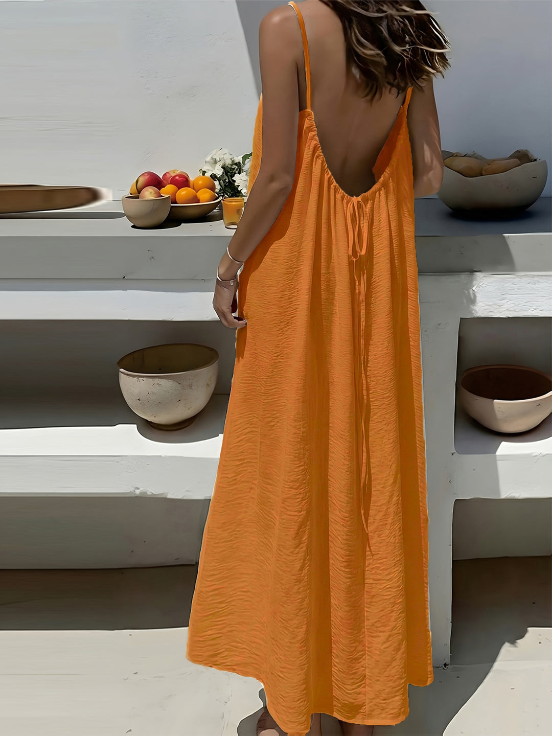 Joanne | Backless Cami Maxi Dress