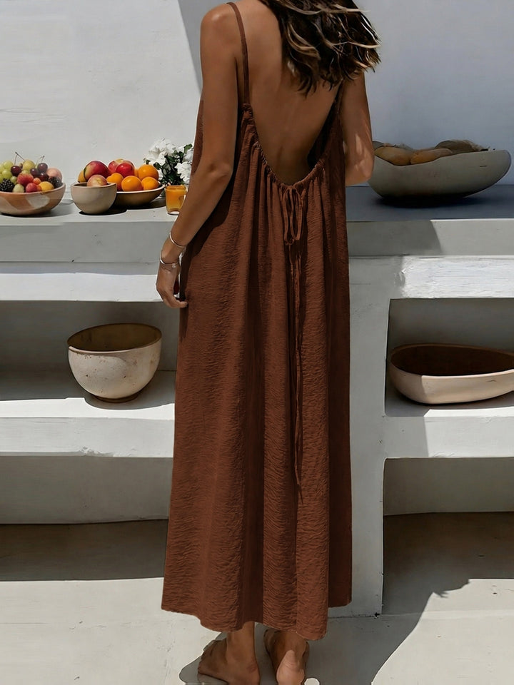 Joanne | Backless Cami Maxi Dress