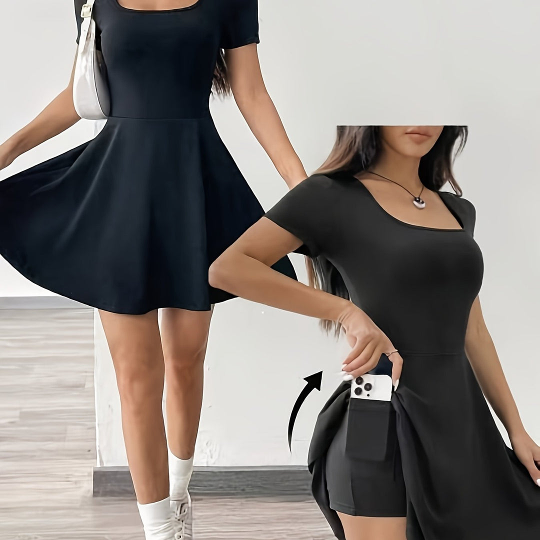 Bonnie | Square Neck Everyday Dress