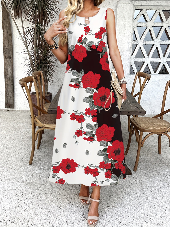Meredith | Floral Swing Dress with Pockets