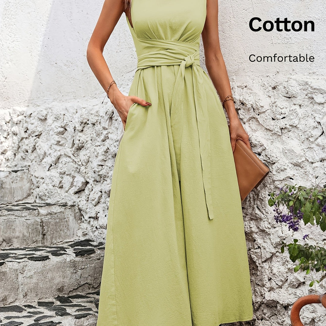 Kathleen | Sleeveless Bow Dress