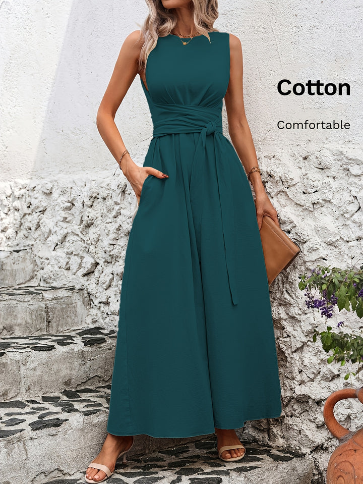 Kathleen | Sleeveless Bow Dress