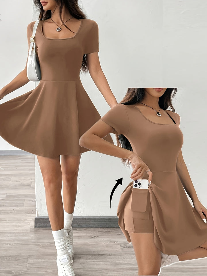 Bonnie | Square Neck Everyday Dress