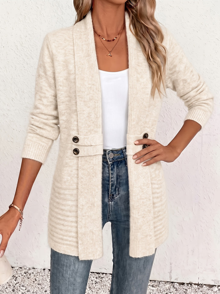 Monica | Shawl Collar Belted Cardigan