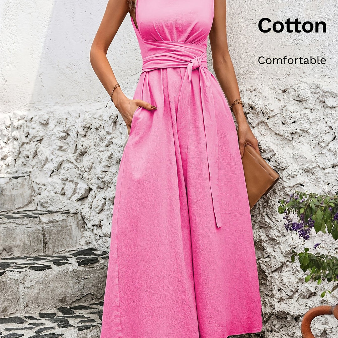 Kathleen | Sleeveless Bow Dress