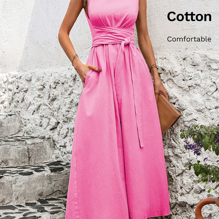 Kathleen | Sleeveless Bow Dress