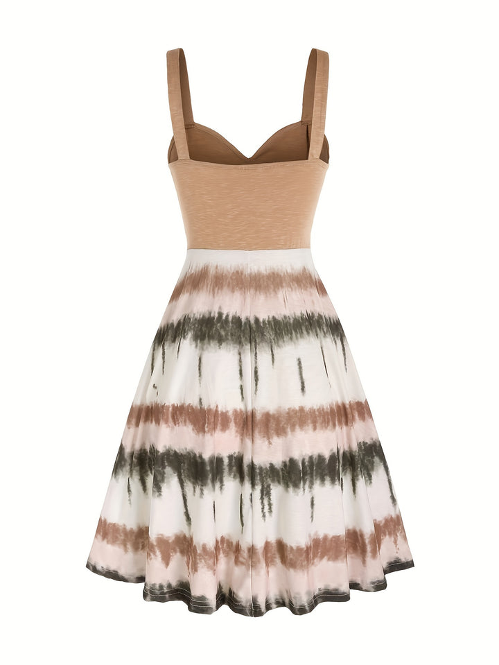 Kendra | Tie Dye Button Front Dress