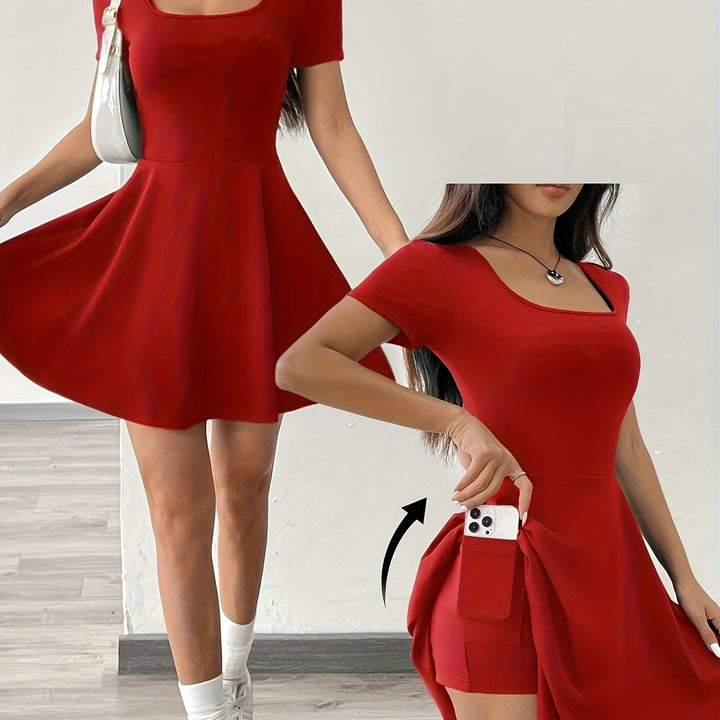 Bonnie | Square Neck Everyday Dress