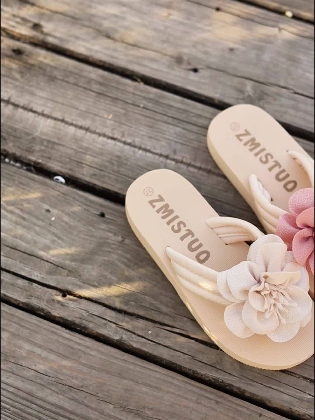 Amber | Floral Slide Sandals