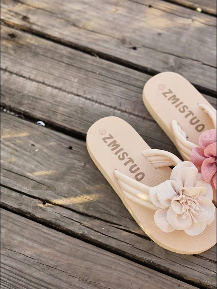Amber | Floral Slide Sandals