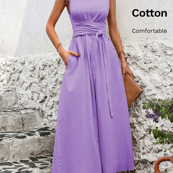 Kathleen | Sleeveless Bow Dress