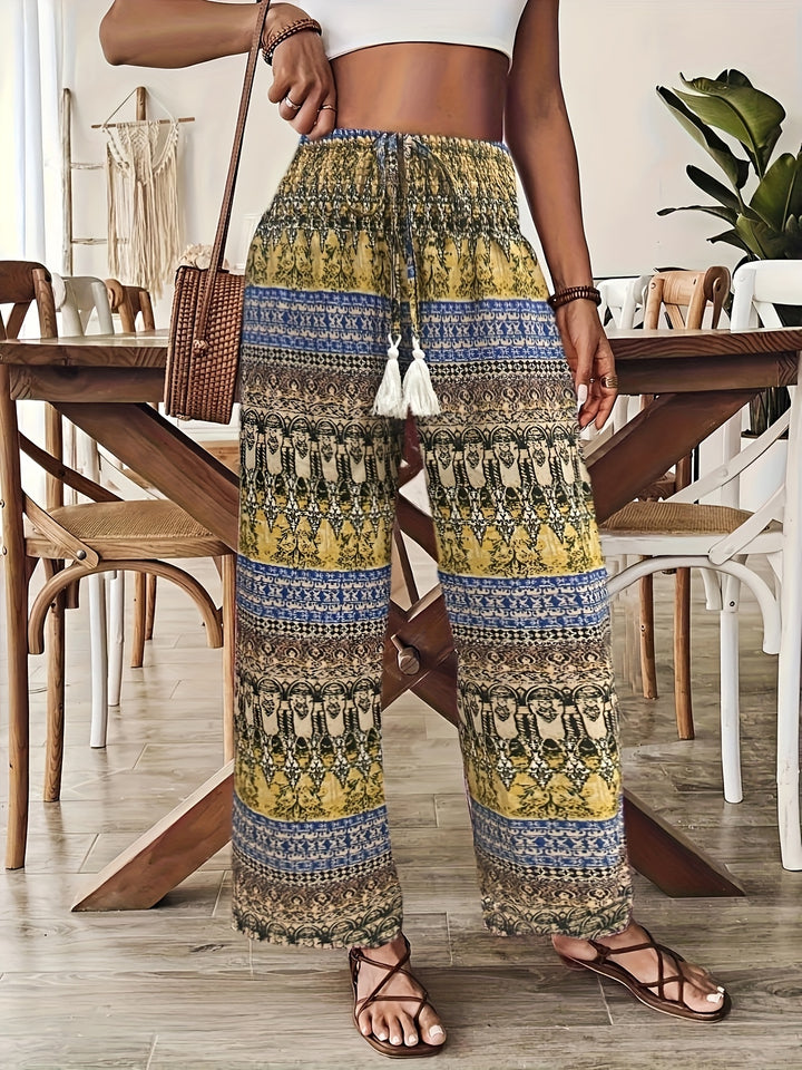 Presley | Bohemian Wide Leg Pants