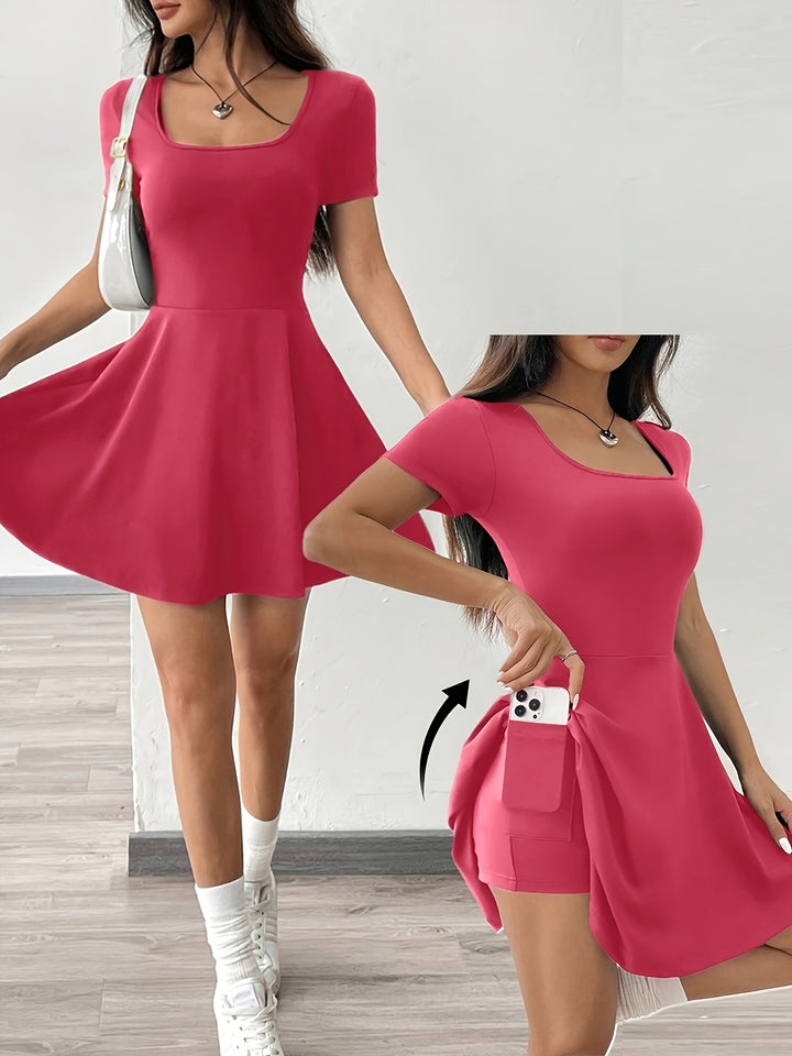 Bonnie | Square Neck Everyday Dress