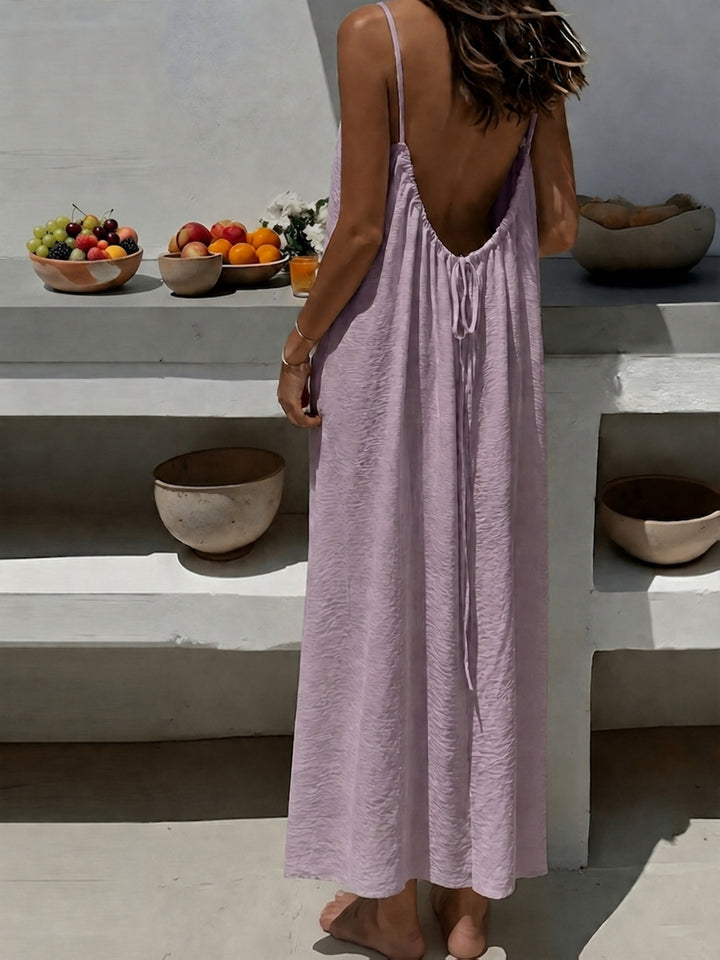 Joanne | Backless Cami Maxi Dress