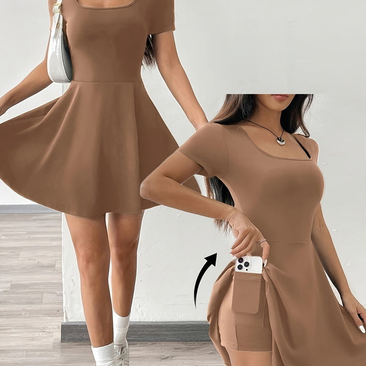 Bonnie | Square Neck Everyday Dress