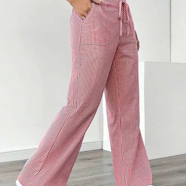 Kristin | Striped Wide Leg Pants
